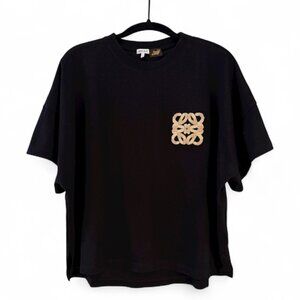 LOEWE Black Boxy Tee
